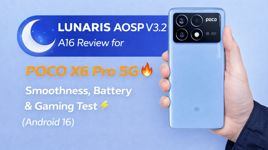 Lunaris AOSP 3.2 for Poco X6 Pro 5G
